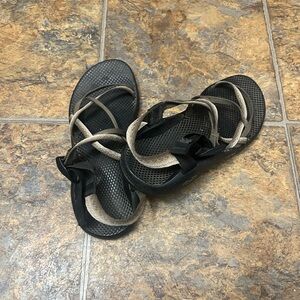 Chacos Z1 Black and Tan Sandals